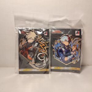My Hero Academia Katsuki Bakugo & Shoto Todoroki Limited Edition Enamel Pins Set